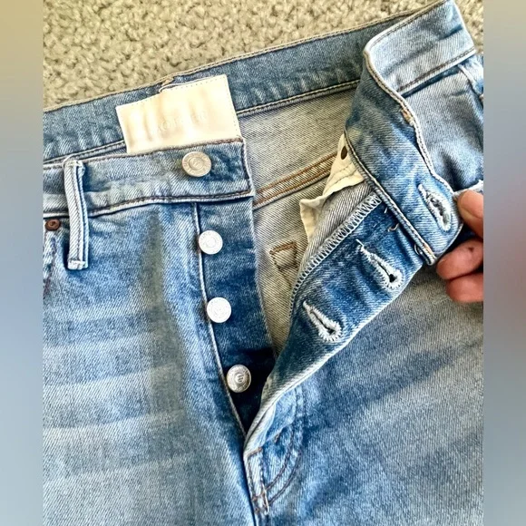 MOTHER SUPERIOR The Stinger Flood High As The Heavens Button Skinny Jeans Sz.26 - Picture 9 of 13